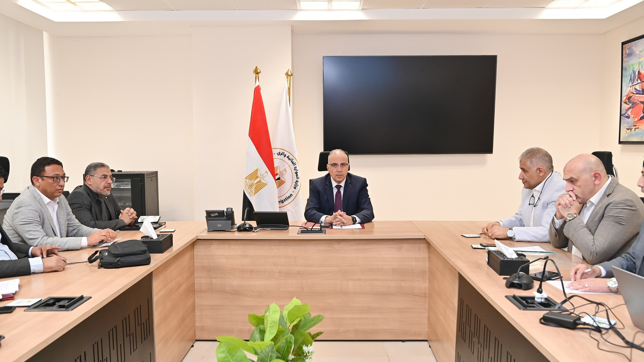 وزير الري