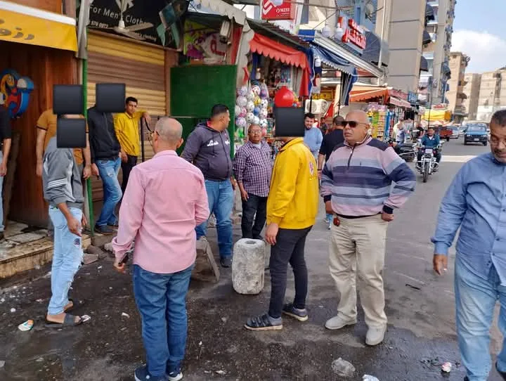 مناخ بورسعيد يواصل تنفيذ خطته لإعادة الانضباط بالشارع