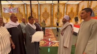 إنهاء خصومة ثأرية بين عائلتين بالفيوم