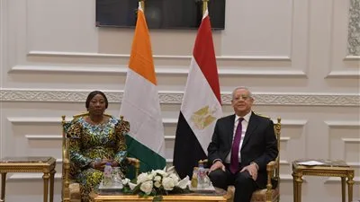 المستشار الدكتور حنفي جبالي يستقبل رئيسة مجلس الشيوخ في كوت ديفوار
