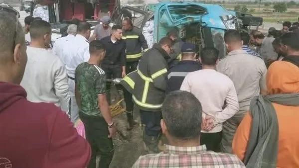 إصابة 6 أشخاص بجروح خطيرة في حادث تصادم «ثمناية» وملاكي بالمنيا