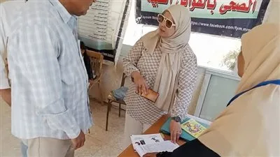 رئيس مجلس مدينه يوسف الصديق تتابع اعمال القافلة طبية شاملة بالفيوم |صور
