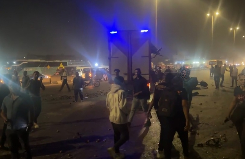 12 صورة من حادث الدئري المروع