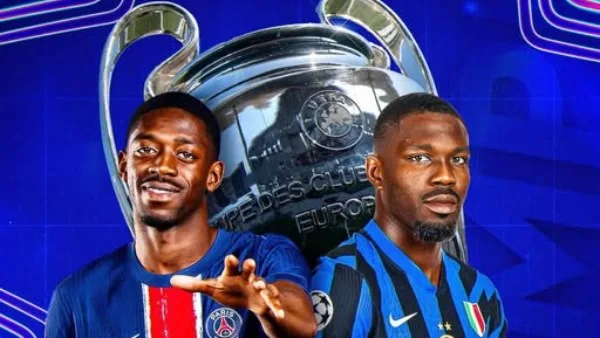 موعد نهائي دوري أبطال أوروبا بين باريس سان جيرمان وإنتر ميلان