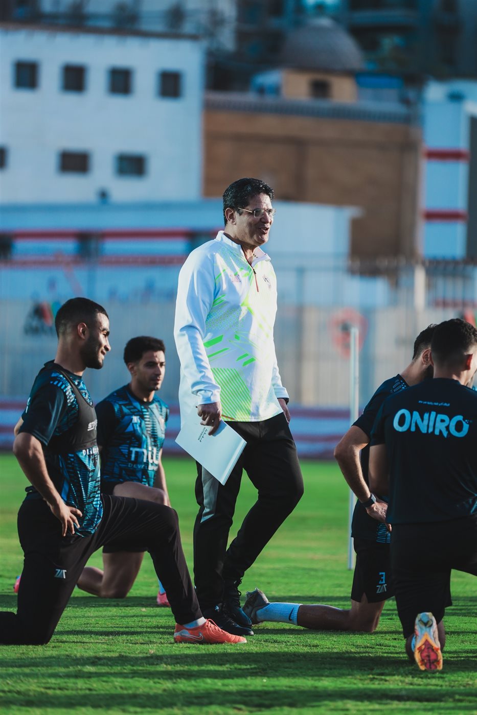 المران الأول للرمادي في الزمالك