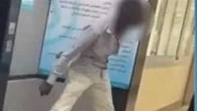 شخص مجهول يقوم بترويع لالعاملين بأحد مستشفيات أسوان بسلاح أبيض