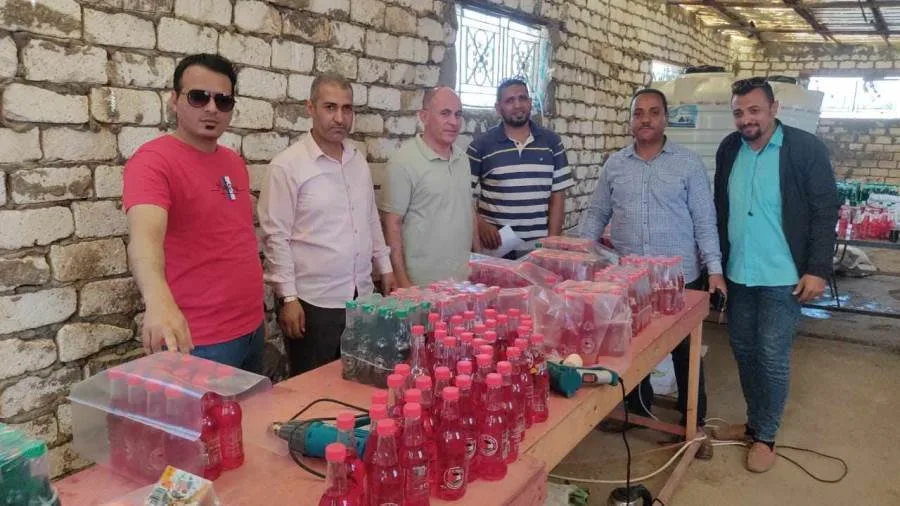 ضبط 1200 لتر حليب فاسد ومصنع لتقليد مشروبات شهيرة بإهناسيا