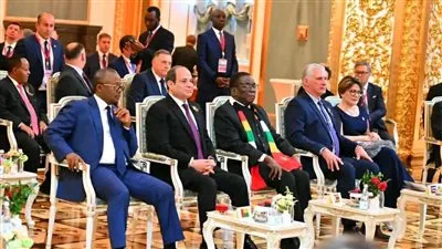 الرئيس السيسي يشارك في حفل العشاء لبوتين
