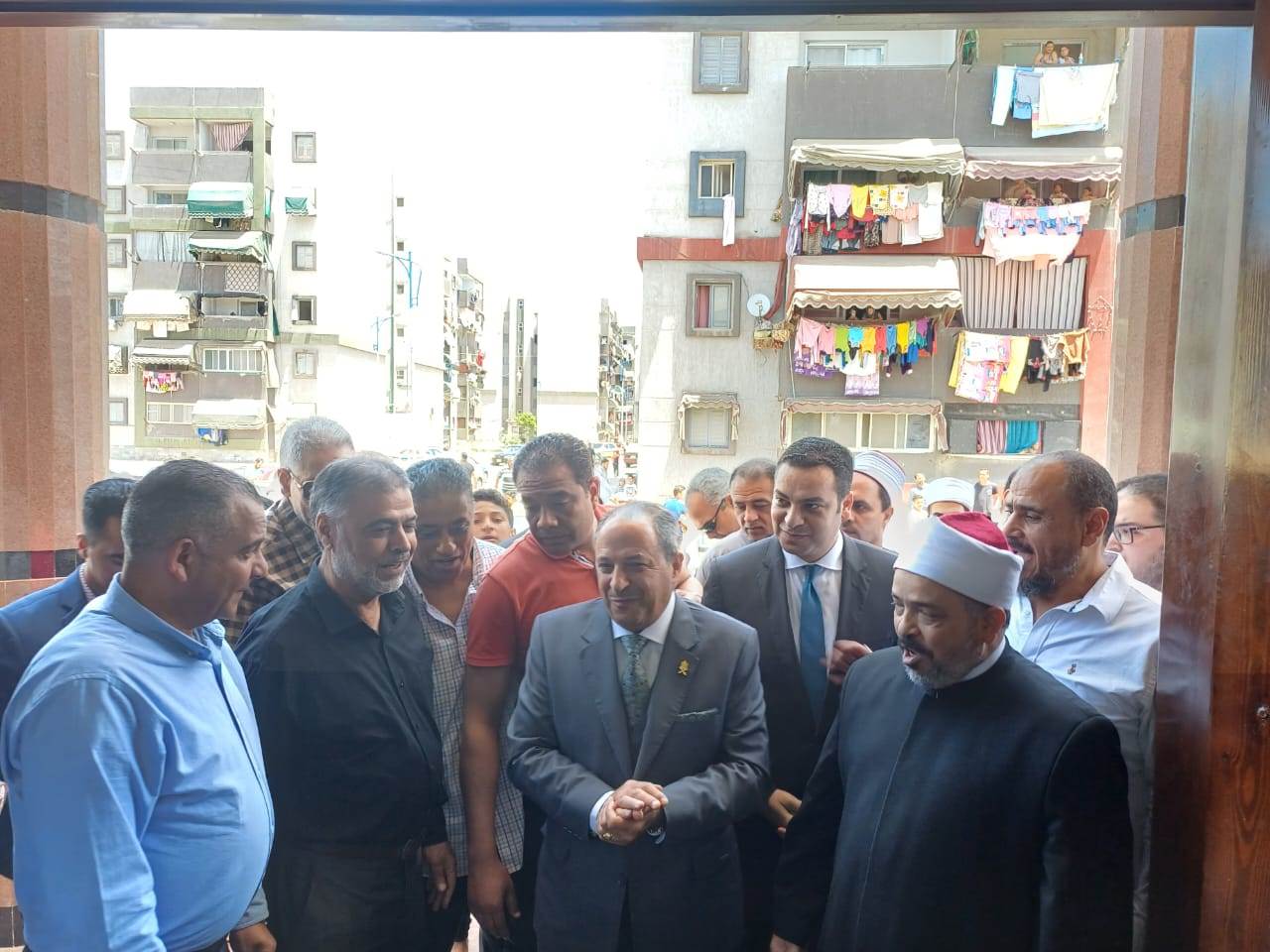 افتتاح مسجد ببورسعيد