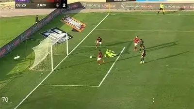 الدوري المصري الممتاز: سيف الدين الجزيري يسجل الهدف الثاني لنادي الزمالك في مرمى سيراميكا كليوباترا في الدقيقة 70