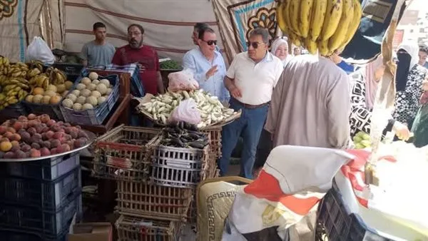 محافظ الدقهلية يتفقد منفردا سوق اليوم الواحد وعدد من منافذ البيع
