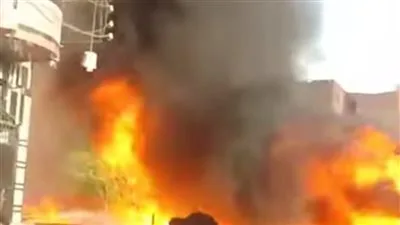 حريق هائل يلتهم مجموعة أخشاب وخردوات بالمنوفية