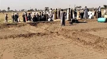 مصرع مزارع سقط عليه بيارة مياه بعمق 11 مترا في المنيا
