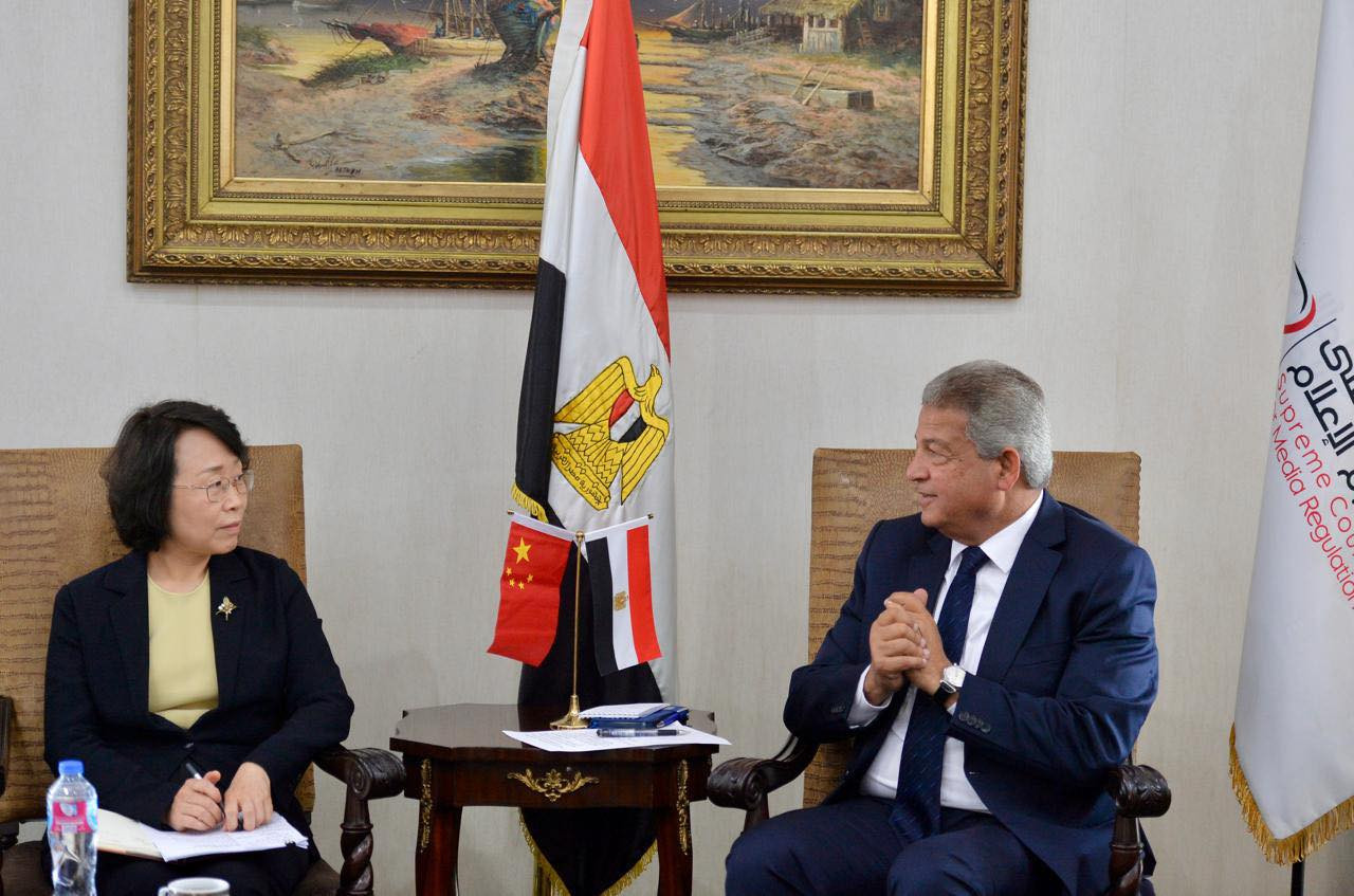 الأعلى للإعلام يستقبل رئيسة الهيئة الوطنية للإذاعة والتلفزيون الصينية