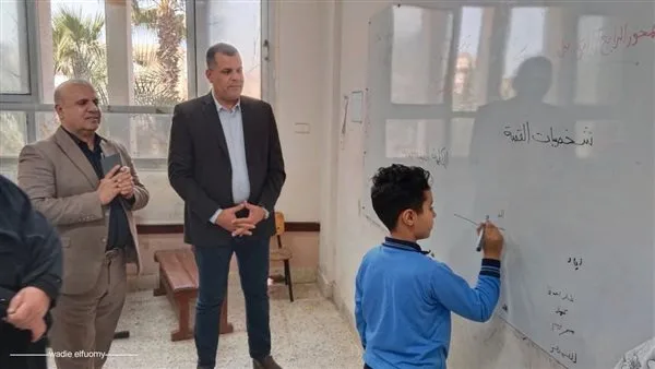 جولة وزارية تُشيد بمستوى القراءة والكتابة في مدارس دمياط جولة وزارية تُشيد بمستوى القراءة والكتابة في مدارس دمياط