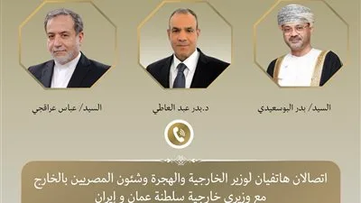 «تبادل الآراء حول آخر تطورات المفاوضات النووية».. وزير الخارجية يتواصل هاتفياً مع نظيريه من عمان وإيران