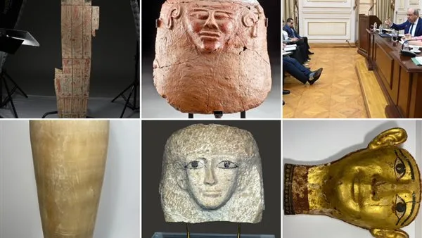 مصر تعيد استعادة 25 قطعة أثرية من أمريكا مصر تعيد استعادة 25 قطعة أثرية من أمريكا
