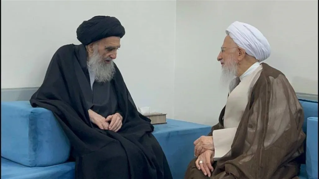 معلومات حول اجتماع السيد السيستاني مع الشيخ الآملي في النجف معلومات حول اجتماع السيد السيستاني مع الشيخ الآملي في النجف