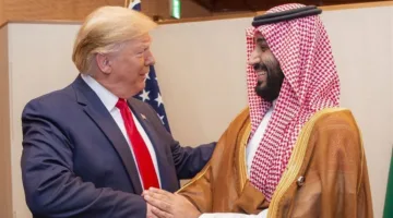 صور: ولي العهد السعودي يستقبل ترامب في الرياض