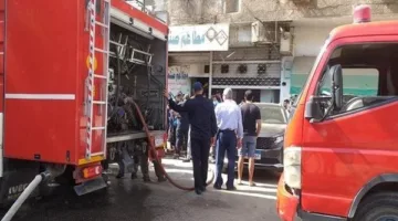 إخماد حريق اندلع في مستودع كرتون بمدينة السلام