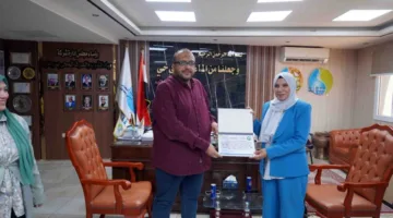 رئيس هيئة مياه سوهاج يكرم موظفي إدارة نظم المعلومات الجغرافية والأصول الفنية