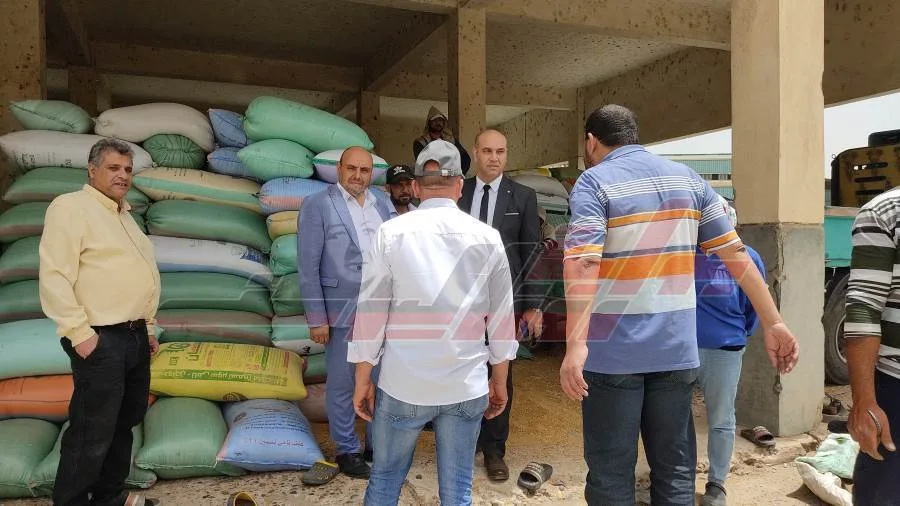 مراكز التخزين تستقبل 131624 طن و34 كيلو من القمح المحلي في كفر الشيخ