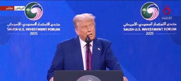 ترامب: لا يوجد من ينتج الأسلحة الأكثر تدميراً في العالم مثلنا.