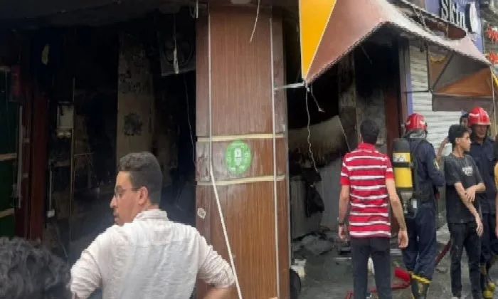 بالأسماء: 5 مصابين في حريق بمطعم معروف في الفيوم