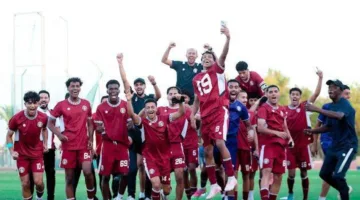 تأهل فريق الشباب بنادي العدالة إلى الدوري الممتاز