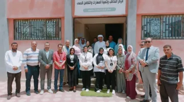زيارة وفد رفيع من مؤسسة زايد العليا لمراكز التواصل بمديرية الشباب والرياضة في البحيرة