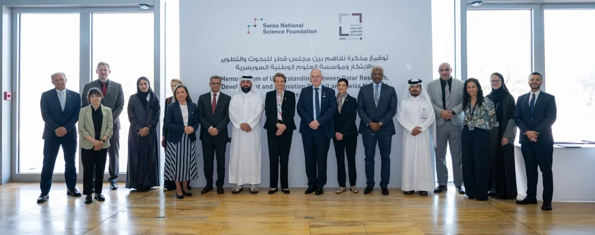 اتفاقية تعاون بين مجلس قطر للبحوث والتطوير والابتكار والهيئة الوطنية السويسرية للعلوم اتفاقية تعاون بين مجلس قطر للبحوث والتطوير والابتكار والهيئة الوطنية السويسرية للعلوم