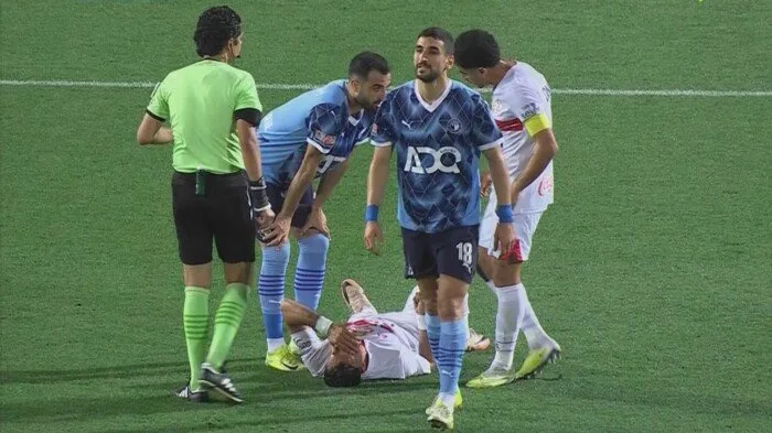 طبيب الزمالك يوضح تفاصيل إصابة ثلاثة لاعبين من الفريق في مباراة بيراميدز