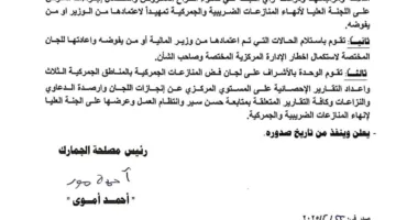 الجمارك تضع إرشادات موحدة لتأسيس لجان تسوية المنازعات الجمركية