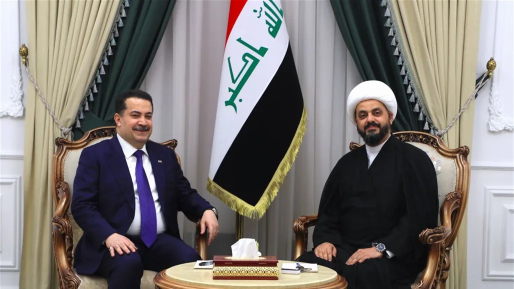السوداني والخزعلي يُشددان على ضرورة تعزيز التعاون بين مؤسسات الدولة السوداني والخزعلي يُشددان على ضرورة تعزيز التعاون بين مؤسسات الدولة