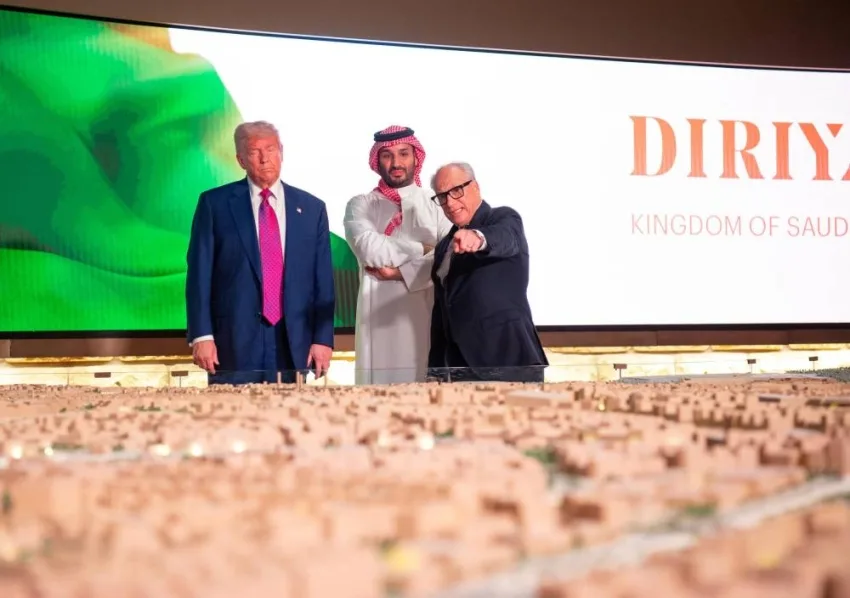 ولي العهد يرافق الرئيس الأمريكي في زيارة لمنطقة الطريف التاريخية في الدرعية