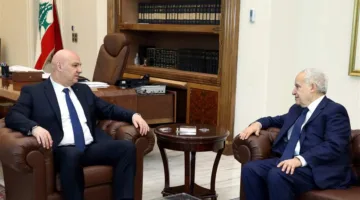 وزير الثقافة غسان سلامة يناقش مع الرئيس عون القضايا الوطنية والثقافية وأوضاع وزارة الثقافة وخطة عملها الحالية.