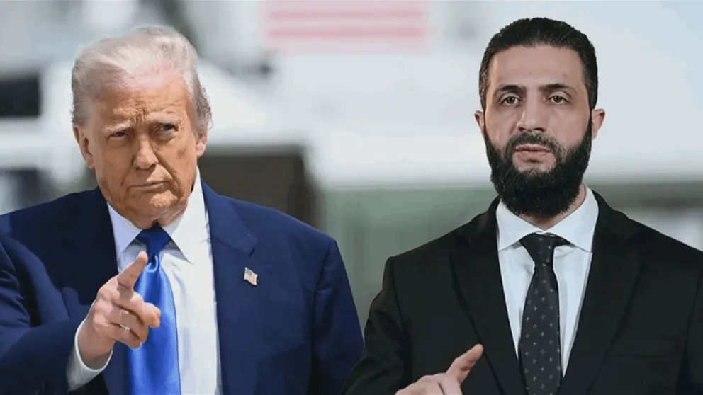 ترامب يجتمع بالشرع في الرياض