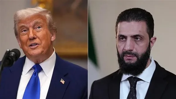 اجتماع ترامب والشرع في الرياض بالتزامن مع القمة الأمريكية الخليجية اجتماع ترامب والشرع في الرياض بالتزامن مع القمة الأمريكية الخليجية