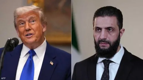 ترامب يلتقي بالشرع في الرياض