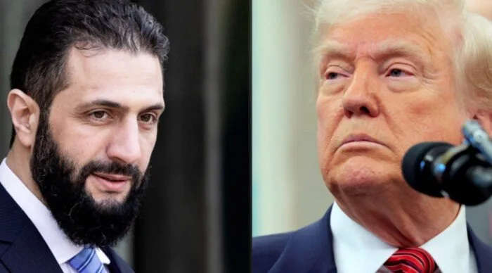 عاجل.. ترامب يجتمع بالرئيس السوري أحمد الشرع في الرياض عاجل.. ترامب يجتمع بالرئيس السوري أحمد الشرع في الرياض