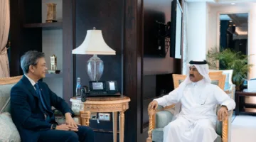 الأمين العام للخارجية يلتقي سفير سنغافورة