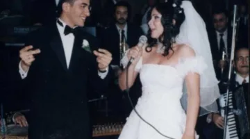 أحمد حلمي يحيي الذكرى الثانية والعشرين لزواجه من منى زكي بفيديو نادر من حفل زفافهما.