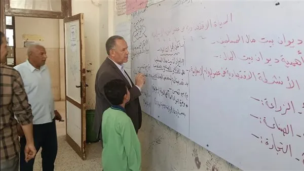 جدول اختبارات الفصل الدراسي الثاني للصف الخامس الابتدائي لعام 2025 في محافظة أسيوط