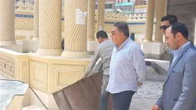 محافظ الدقهلية يزور مشروع تطوير ضريح الإمام الشعراوي في دقادوس ويحث على تسريع العمل محافظ الدقهلية يزور مشروع تطوير ضريح الإمام الشعراوي في دقادوس ويحث على تسريع العمل