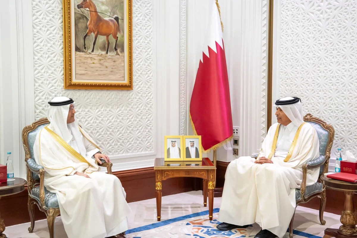 رئيس مجلس الشورى يلتقي بالسفير الكويتي