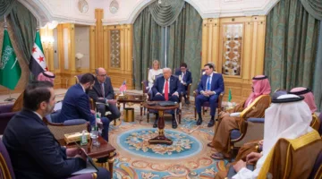 ولي العهد السعودي ورؤساء الولايات المتحدة وسوريا وتركيا يجتمعون لمناقشة مستقبل الأوضاع في سوريا