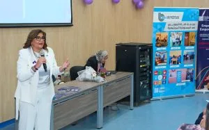 صور: بنك قناة السويس يشارك في احتفال اليوم العالمي للمرأة بجامعة الجلالة