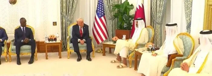 ترامب يثني على أمير قطر: تعاوننا لتحقيق السلام في جميع أنحاء العالم.