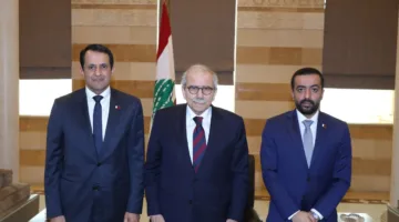 رئيس الحكومة اللبنانية يلتقي سفير قطر