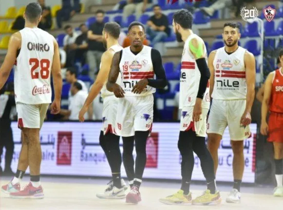 فريق سلة الزمالك يواصل تحضيراته لمواجهة الأهلي في دوري السوبر